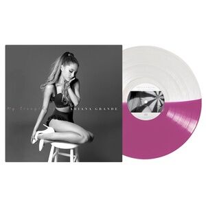 NEW Ariana Grande My Everything Half Clear / Purple Split Vinyl